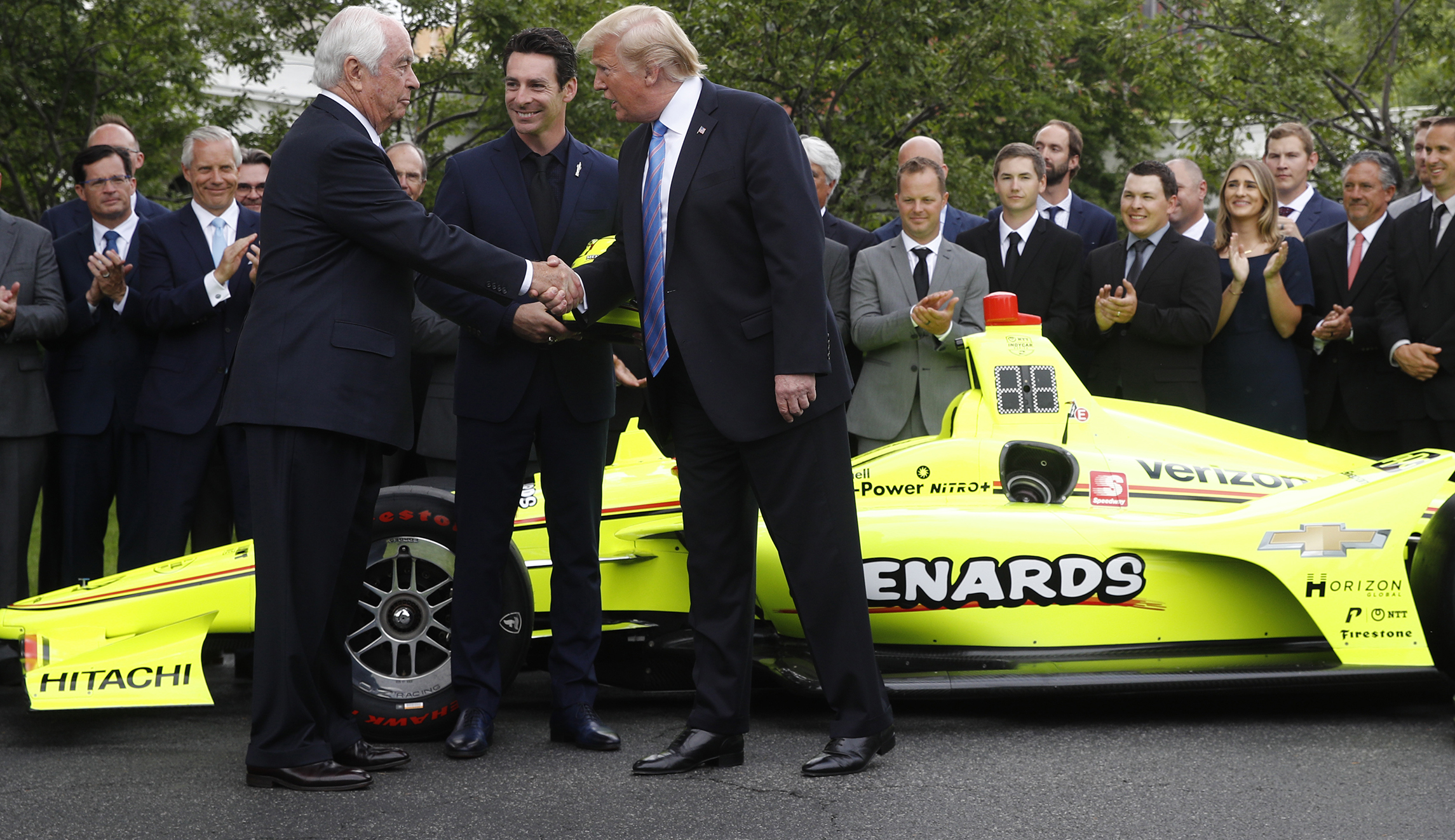Trump awarding Presidential Medal of Freedom to auto racing legend