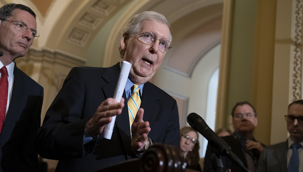 Reporter’s Notebook : McConnell health scare in the Senate