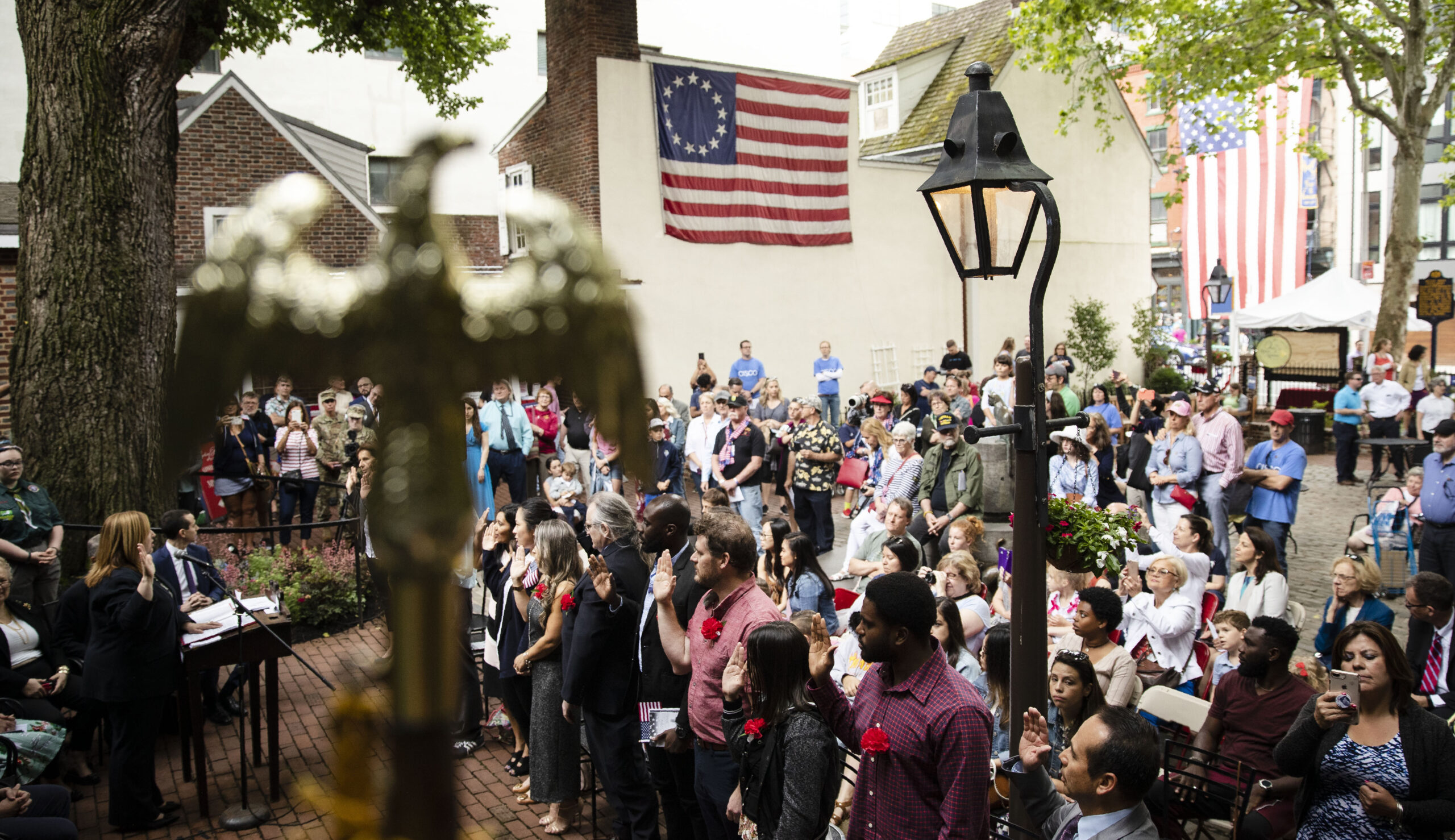 Nation welcomes 7,500 legal immigrants at 110 citizenship events, such as Betsy Ross House