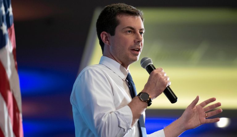 Democratic presidential candidate Mayor Pete Buttigieg speaks at a grassroots event on Friday, June 14, 2019, in Alexandria, Va. 