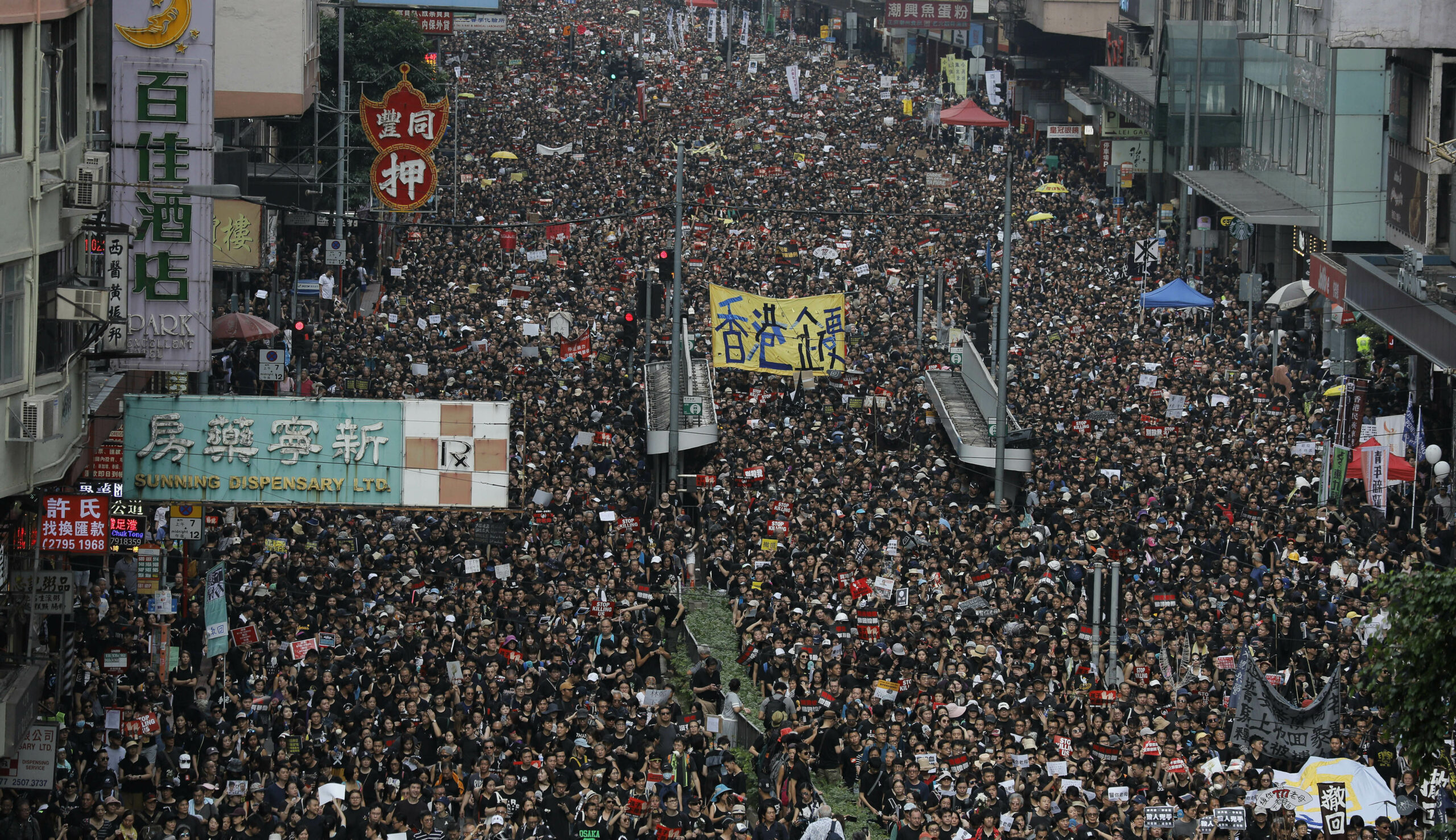 Hong Kong protesters claim turnout of 2 million