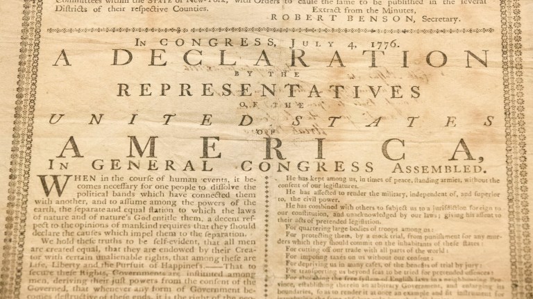 The crucial voice of 1776