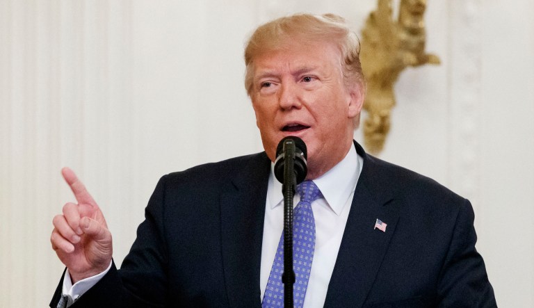 President Trump speaks.