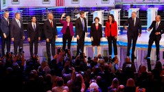 Donald who? Democratic candidates ignore Trump in opening debate