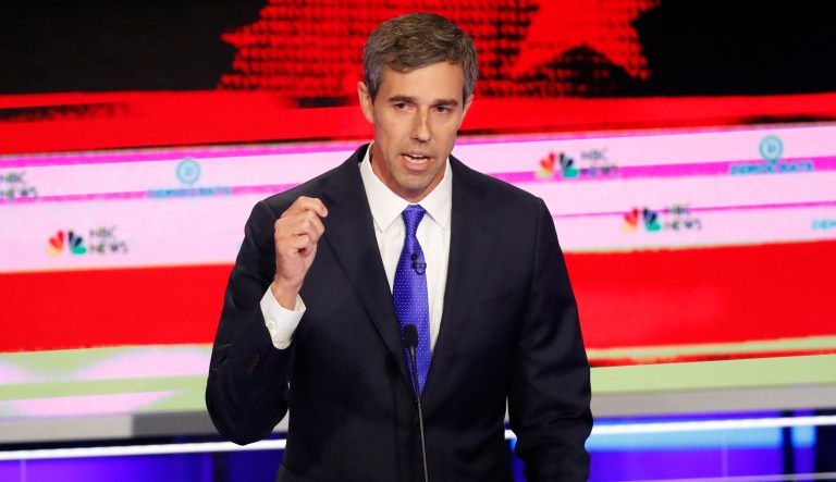 Democratic presidential candidate former Texas Rep. Beto O'Rourke.