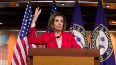 Abandoning liberal Democrats, House clears border funding measure