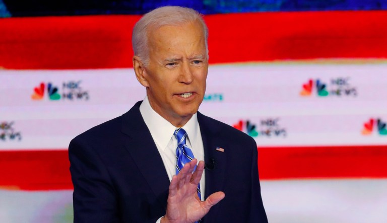 Joe Biden is seen.
