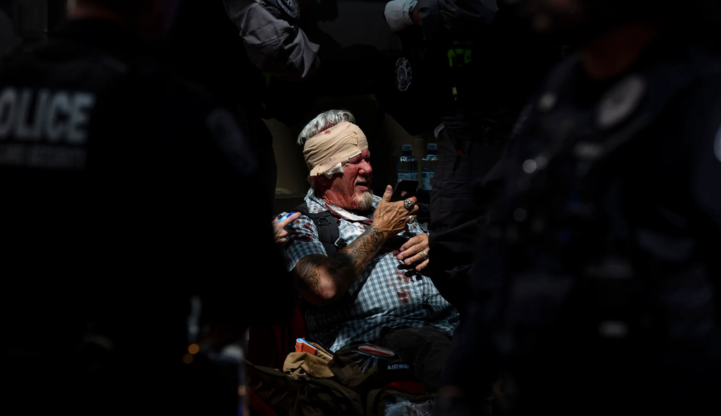 Punches, milkshakes, and eggs fly at journalist and police during violent Portland protests