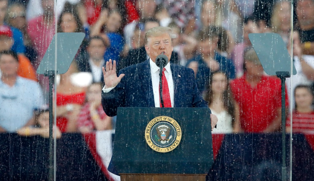 CNN cuts to commercial during Trump’s July 4 speech