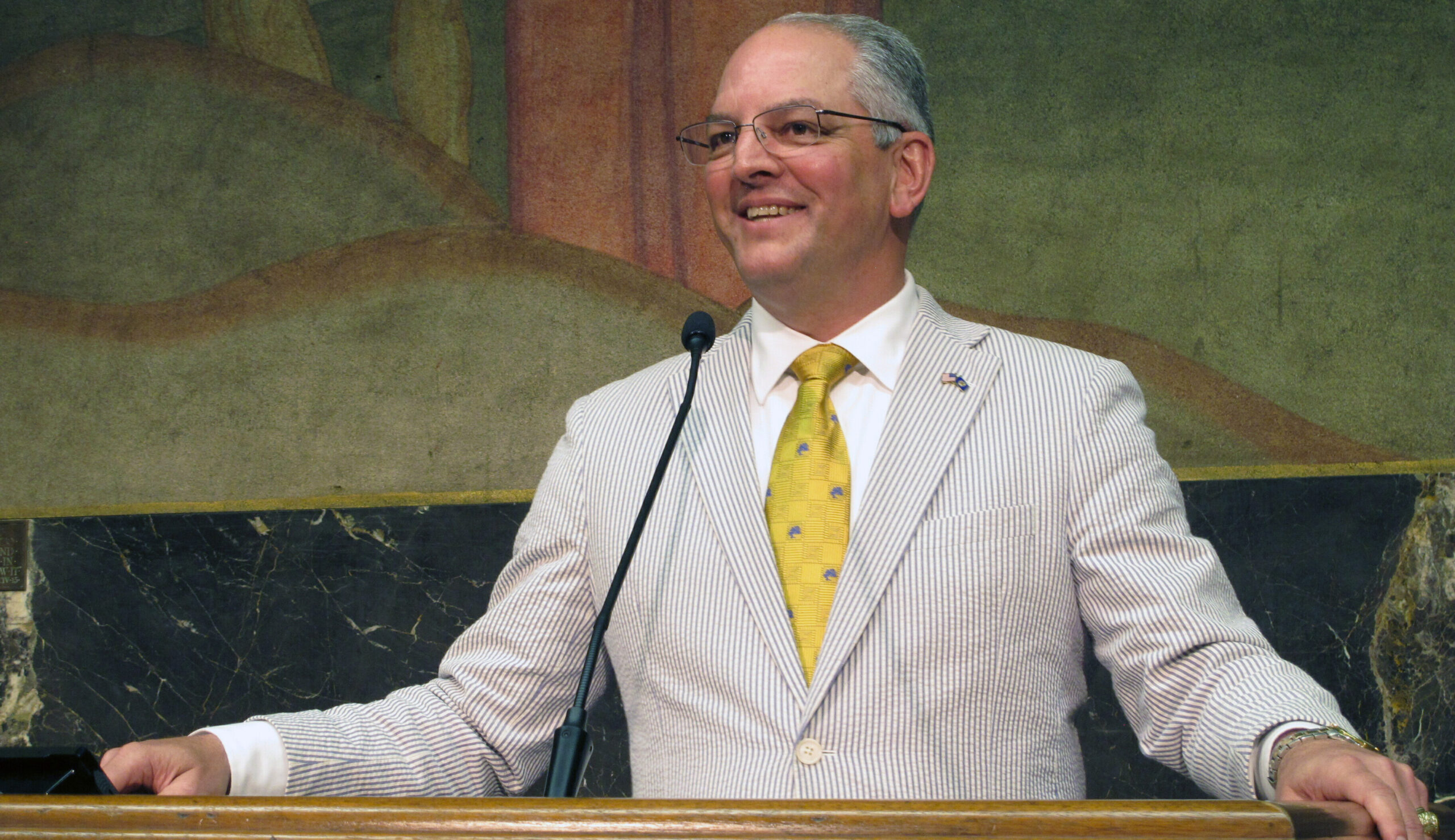 Louisiana governor ‘supremely confident’ Air Products’ $4.5B clean energy complex will pay off
