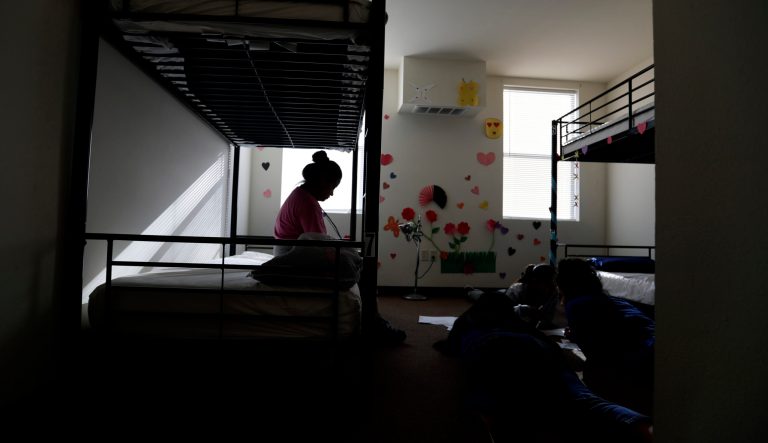 Decorations cover the walls the the rooms of immigrants at the U.S. government's  government's newest holding center for migrant children in Carrizo Springs, Texas, Tuesday, July 9, 2019.