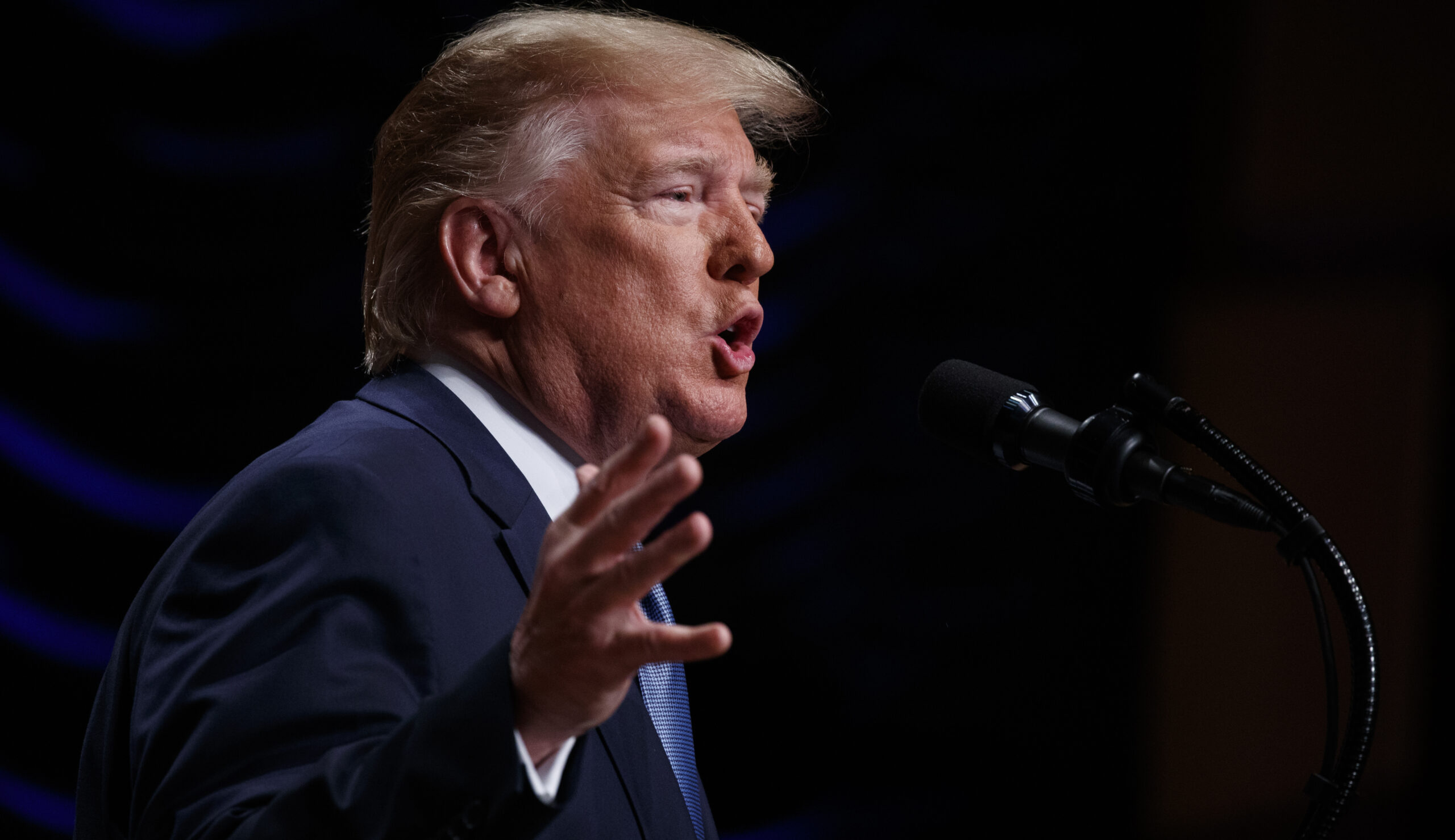 ‘Entirely false’: Trump lawyers release video apparently refuting claim he forcibly kissed campaign aide