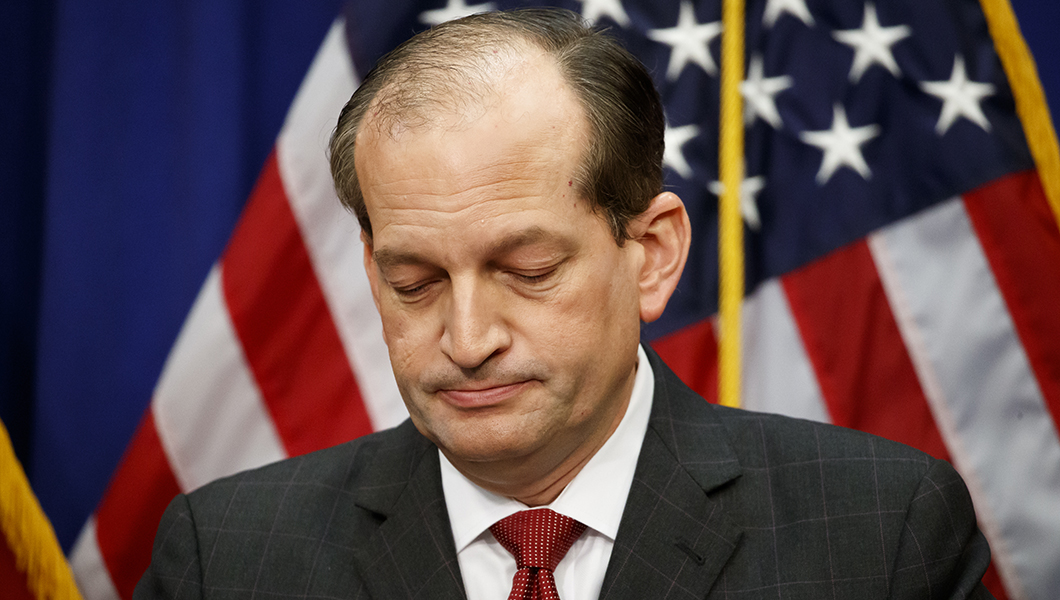 Alex Acosta out: Resigns amid furor over sex criminal Jeffrey Epstein plea deal