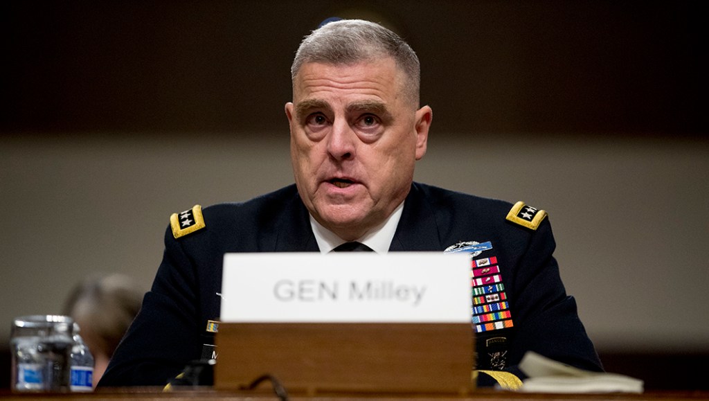 Trump’s joint chiefs nominee weighs in on Pentagon leadership crisis