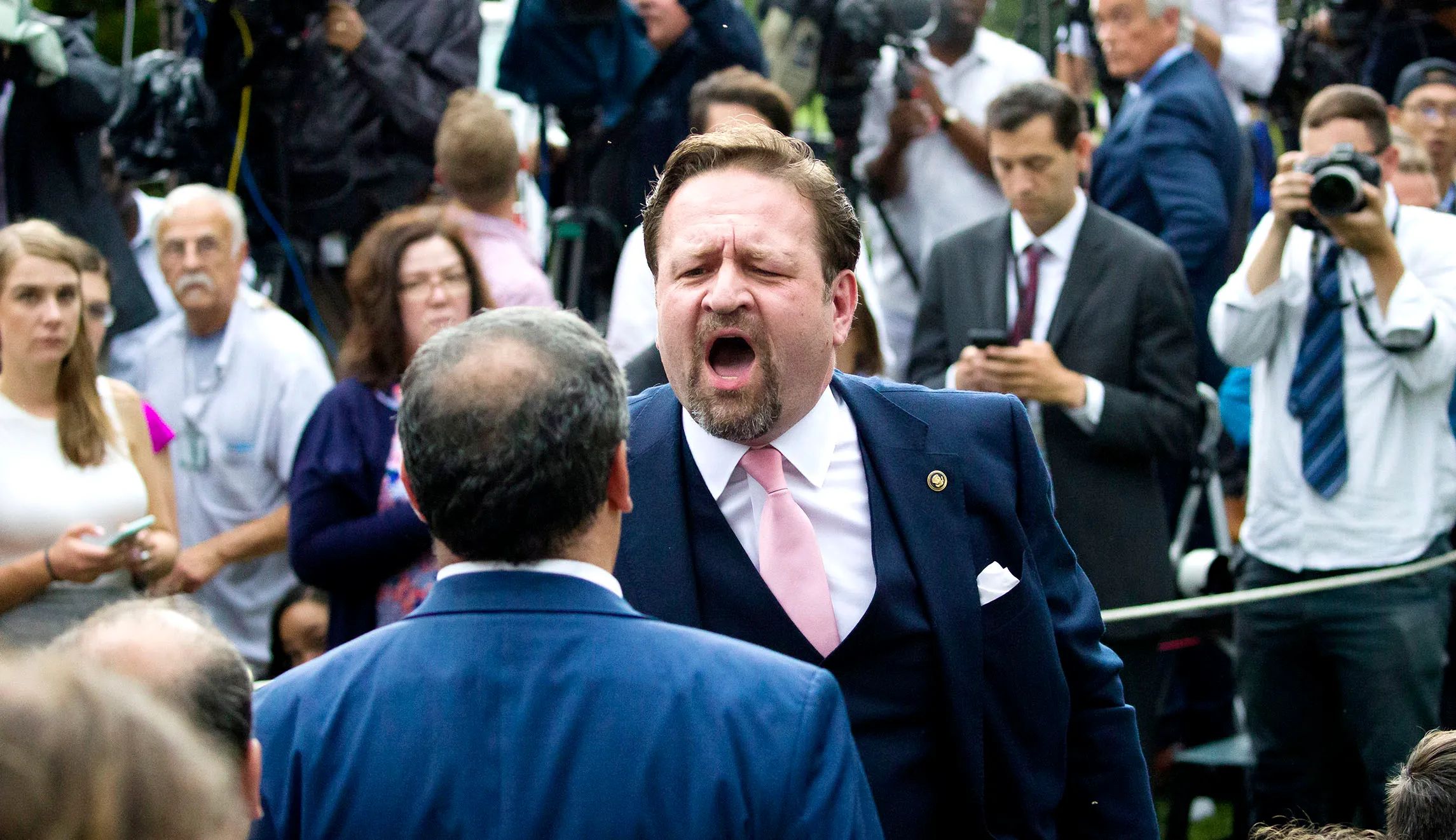 ‘You’re a punk!’: Sebastian Gorka confronts White House journalists in Rose Garden (VIDEO)