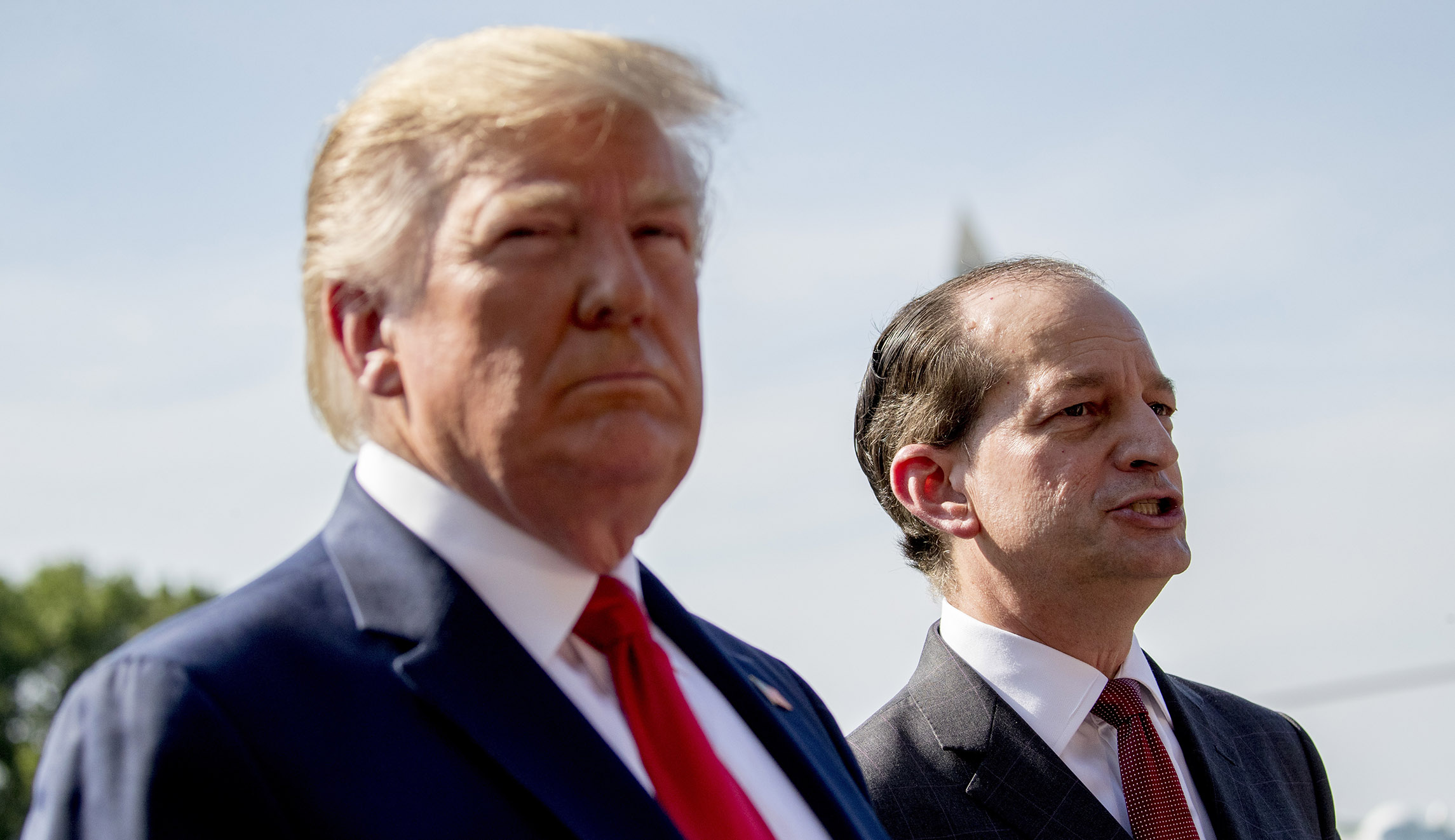 Trump report card: Mixed week, resignations, raids, record Dow