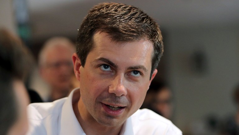 Democratic presidential candidate Pete Buttigieg.