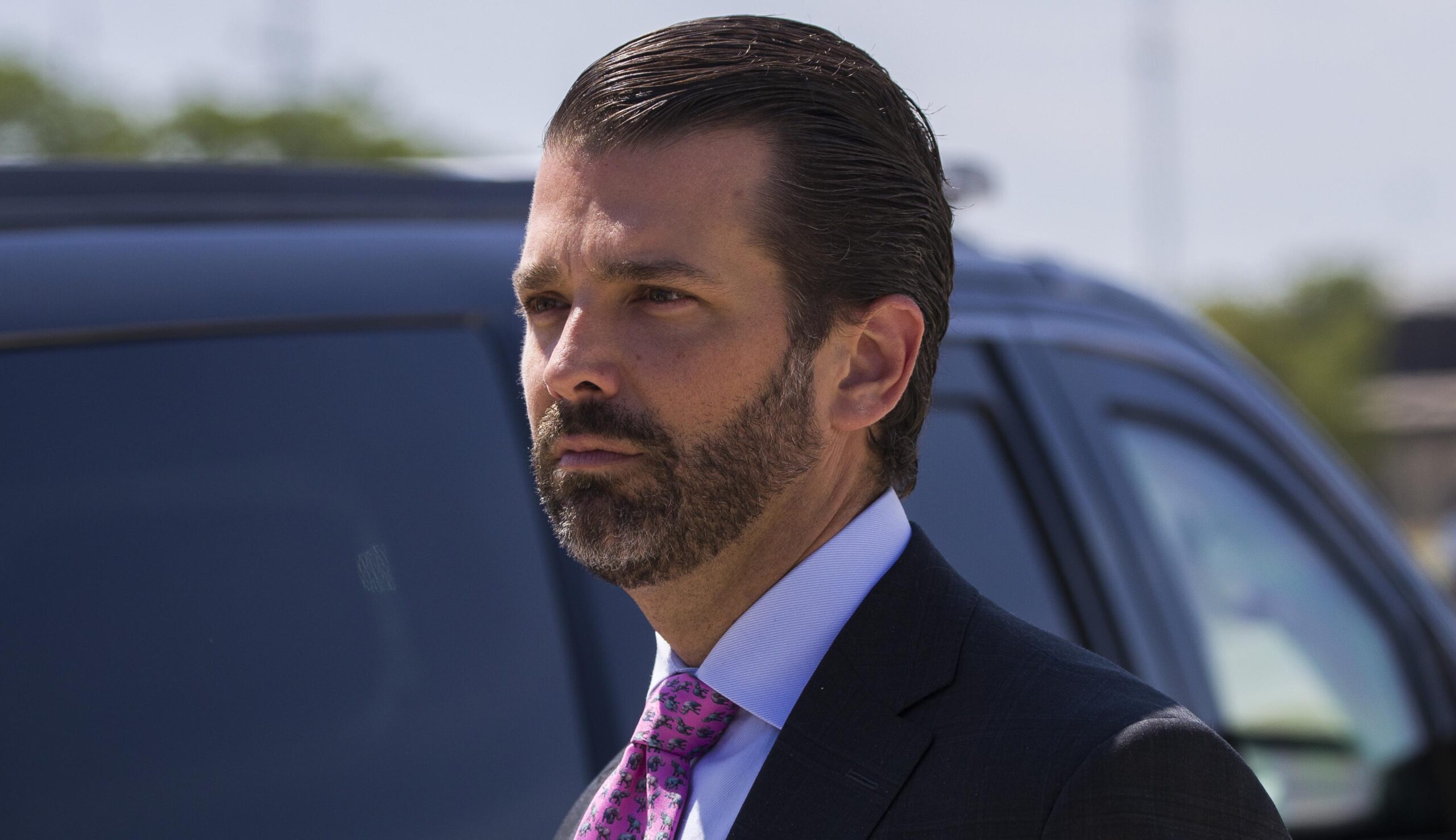 'Lion’s den': Don Trump Jr. abandons book event after being drowned out by angry supporters