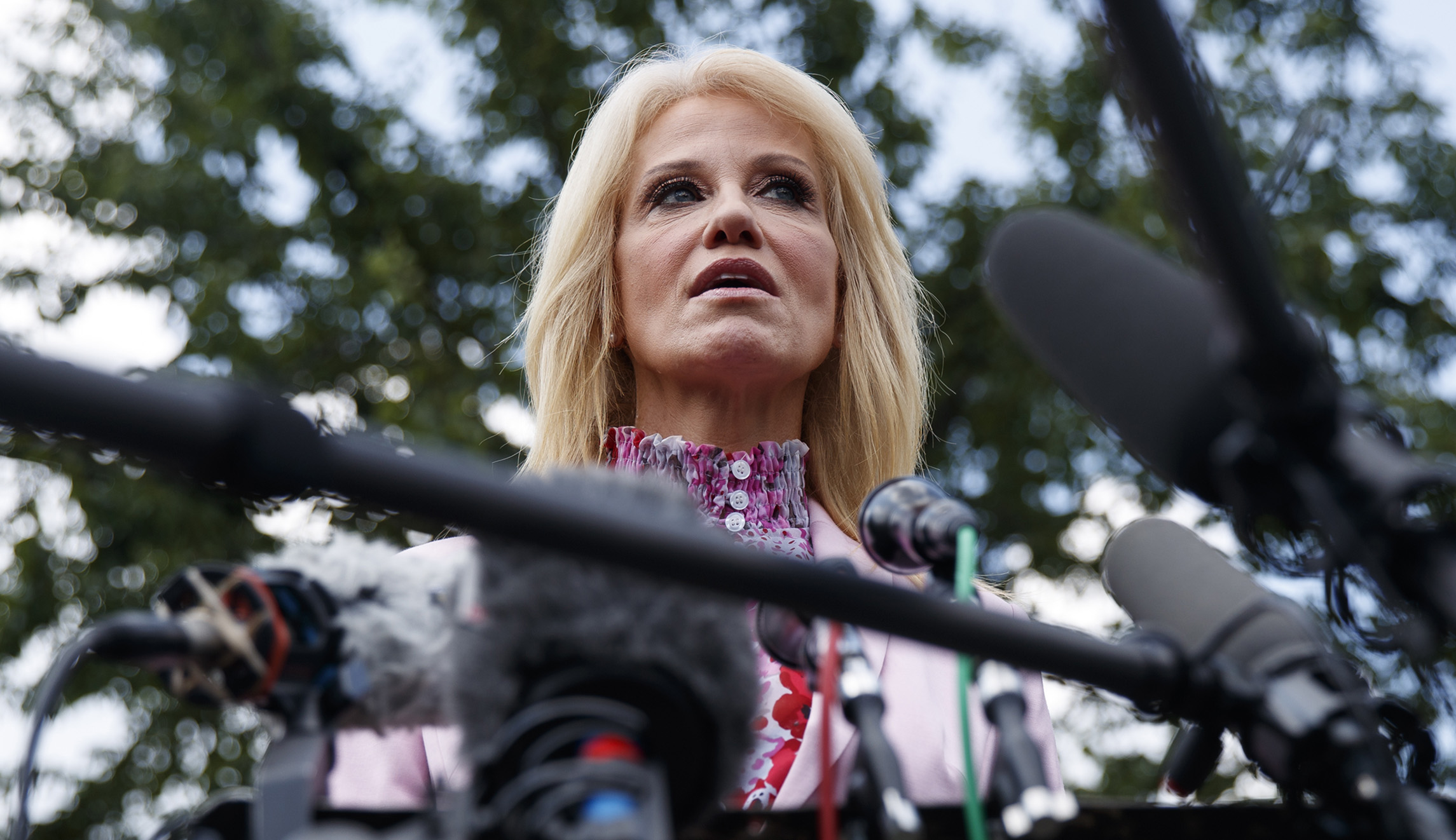 Kellyanne Conway takes a dig at Nikki Haley for scolding Trump