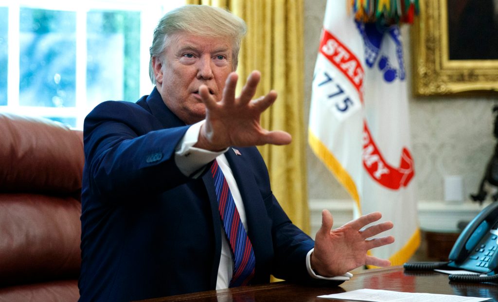 Trump calls Elijah Cummings ‘racist’ amid Baltimore feud