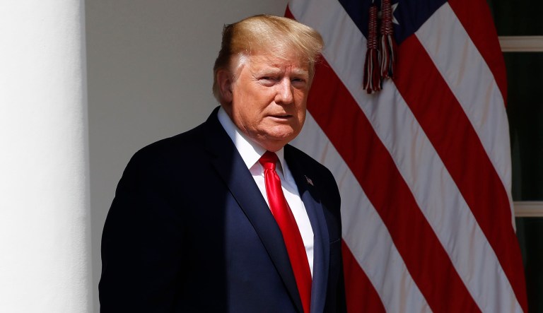 President Trump is seen.