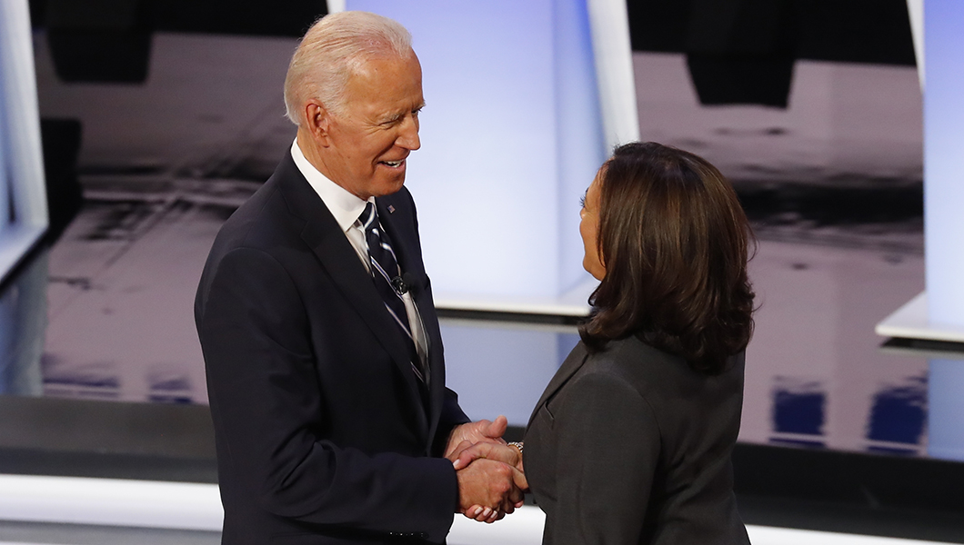 ‘Go easy on me, kid’: Biden tells Kamala Harris not to attack him in 2020 debate