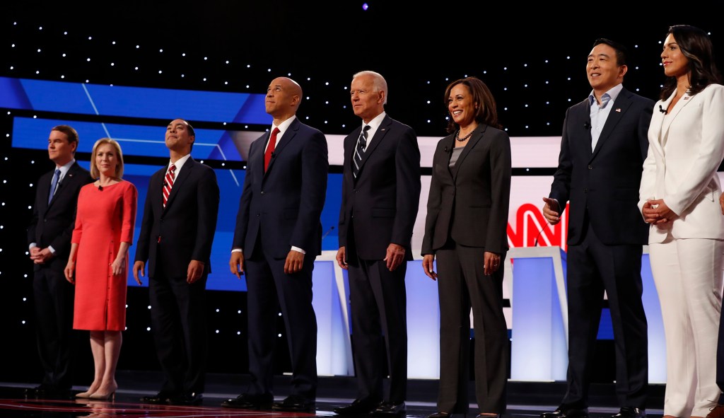 Eight candidates for September Democratic debates with Tulsi Gabbard inching closer