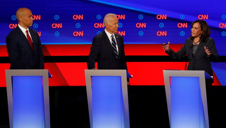 ‘That is kindergarten’: Rivals gang up on Biden over climate change