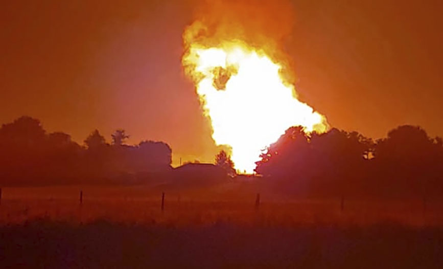 VIDEO: Gas explosion kills one, was so large it appeared on radar