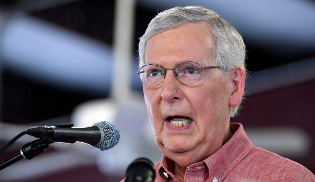 McConnell suffers fractured shoulder in fall at Kentucky home