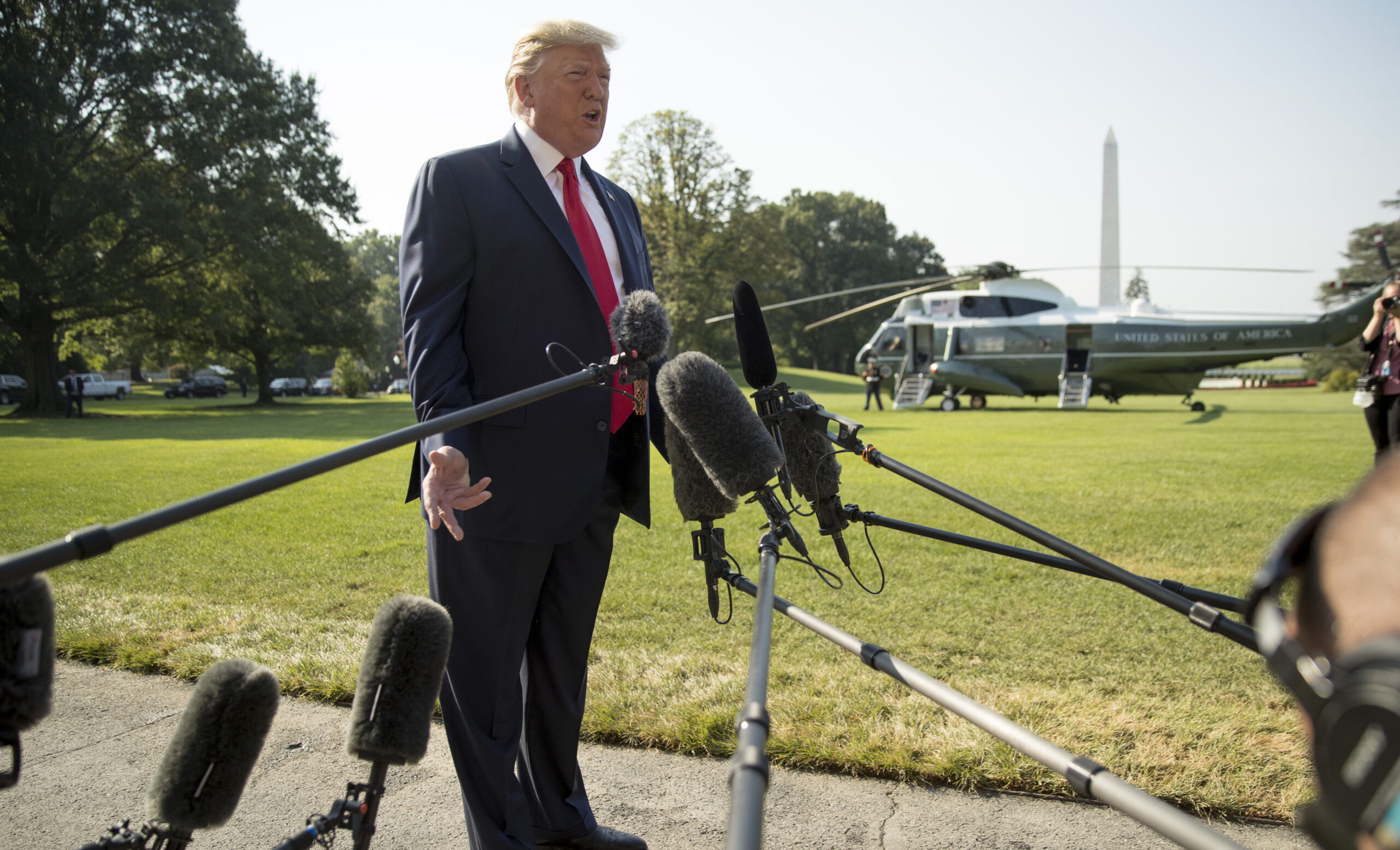 Trump on critics of rhetoric after El Paso shooting: ‘They’re trying to make points’