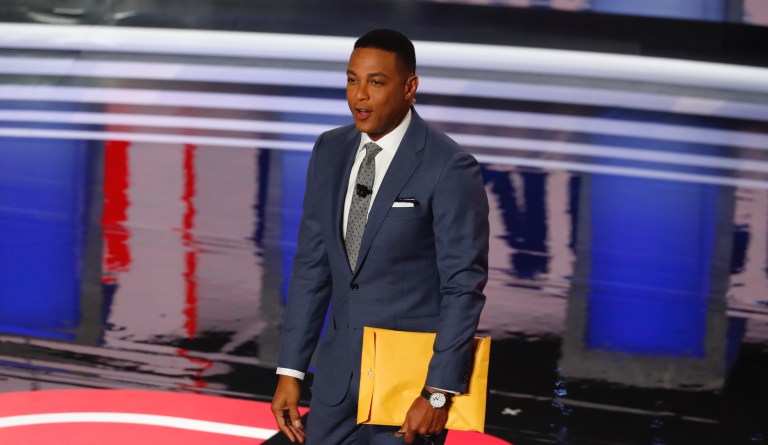Don Lemon, CNN anchor, speaks before the first of two Democratic presidential primary debates hosted by CNN Tuesday, July 30, 2019, in the Fox Theatre in Detroit.