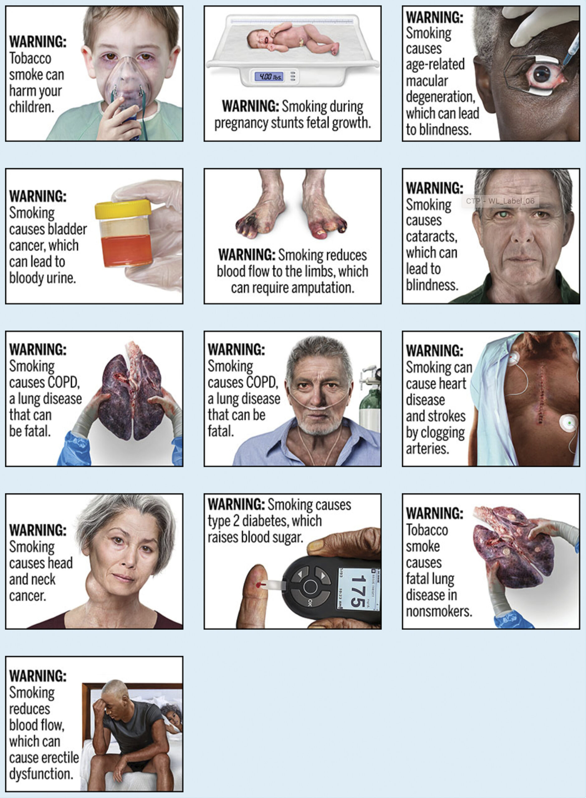 Cigarettes Graphic Warnings