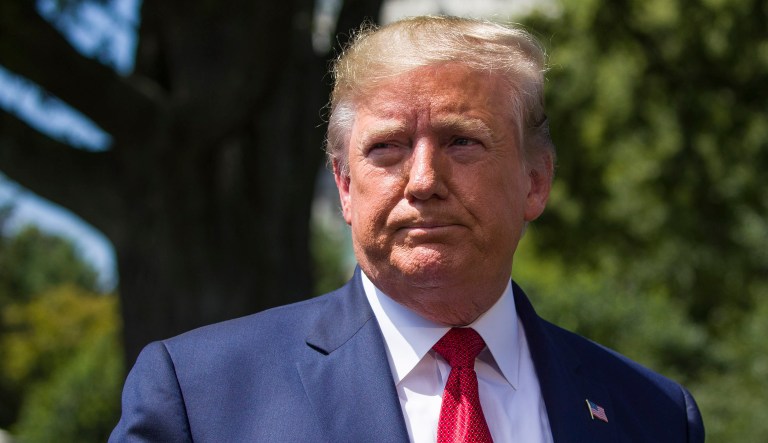 President Trump is seen.