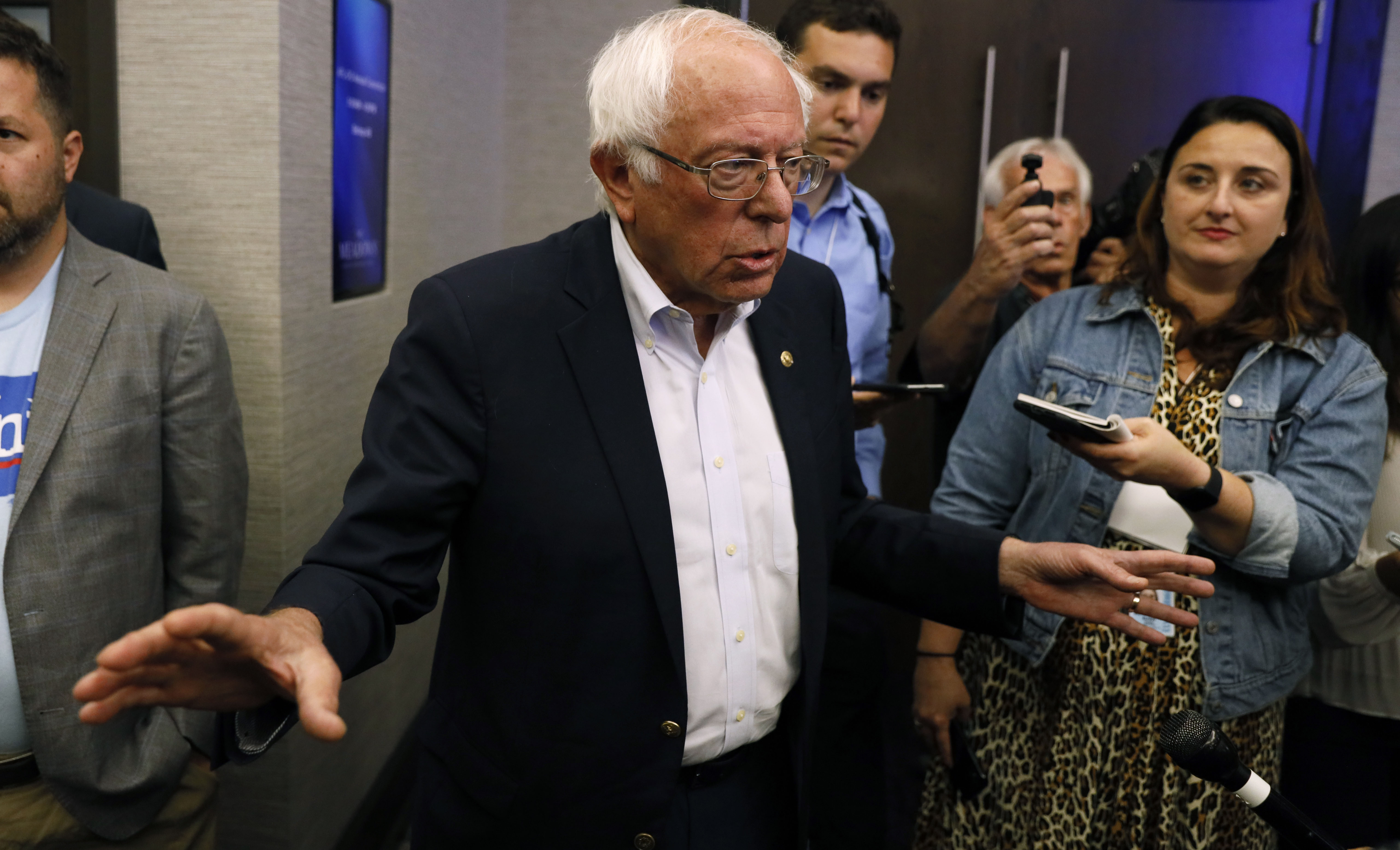 'We needn't do that': Bernie Sanders chides audience for applauding death of David Koch