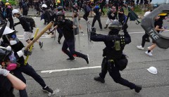 Hong Kong adopts China’s language of terrorism to describe pro-democracy protests