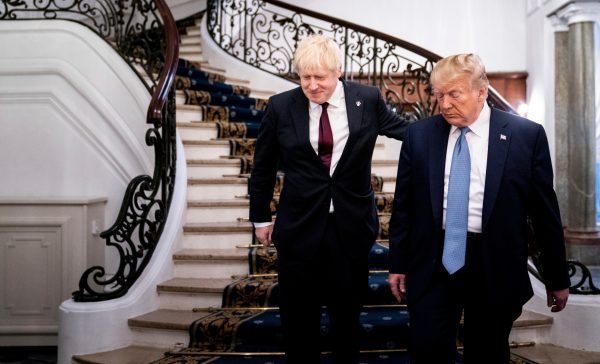 ‘At the mercy of Donald Trump’: Boris Johnson opponents attack friendship with the president