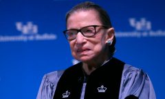 Ginsburg makes first public appearance since finishing treatment for pancreatic cancer