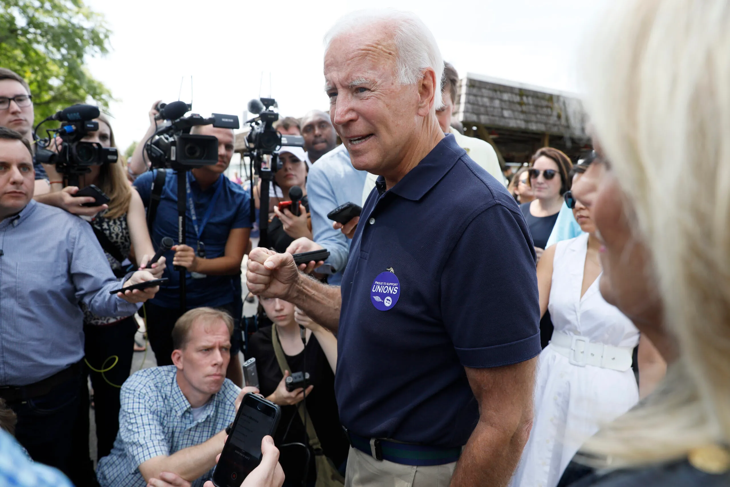 Biden says he wouldn’t ban fracking, distancing himself from rivals