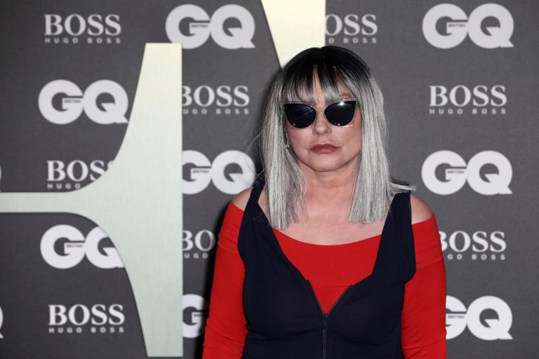 Musician Debbie Harry poses for photographers on arrival at the GQ Men of the year Awards in central London on Tuesday, Sept. 3, 2019. 