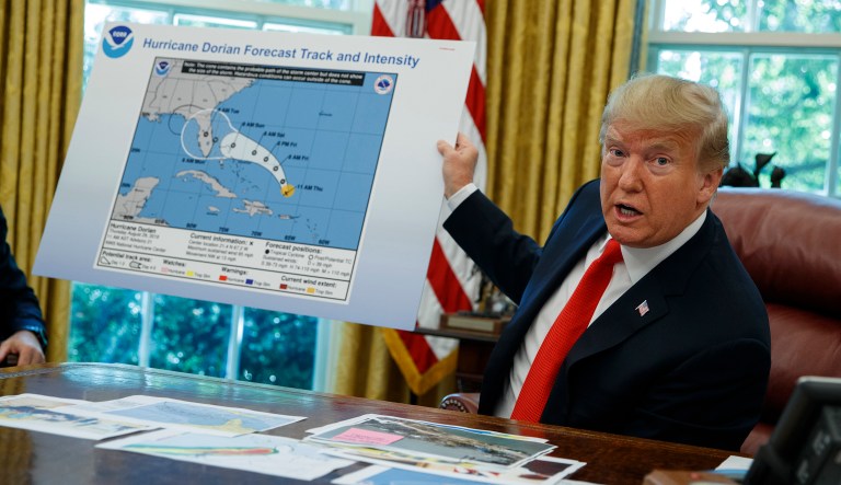 President Trump is seen.