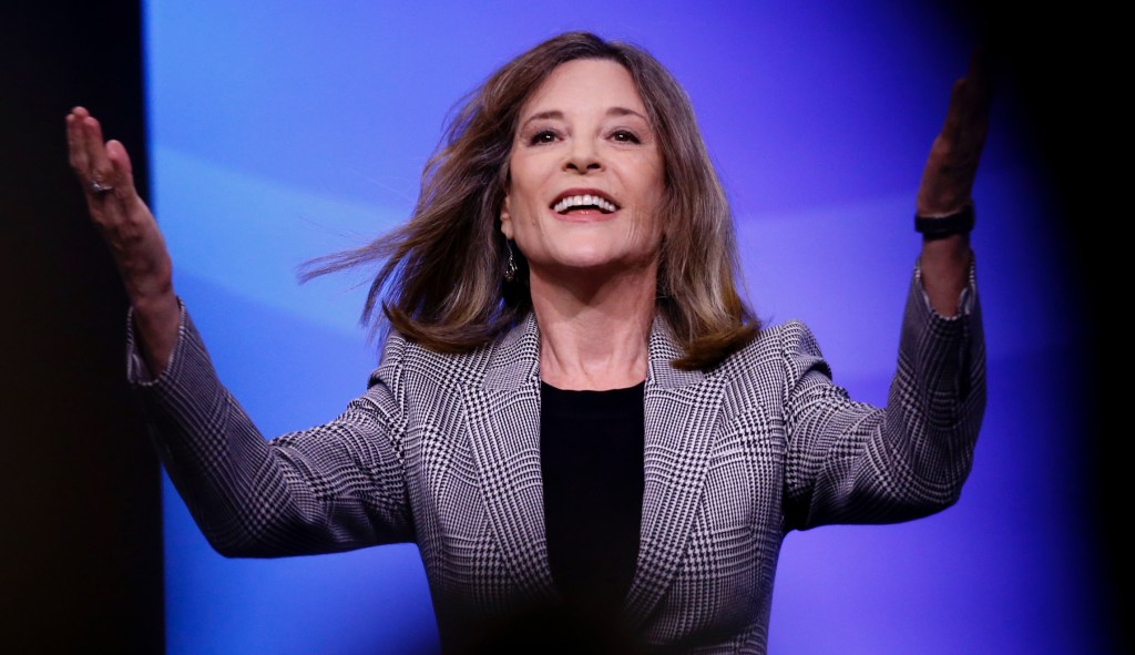 Will Marianne Williamson ever drop out?