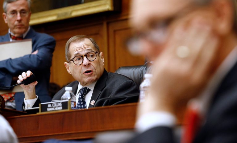 House Judiciary Committee Chairman Jerrold Nadler, D-N.Y., speaks during a markup hearing on a series of bills, including some to reduce gun violence, Tuesday, Sept. 10, 2019, in Washington. 