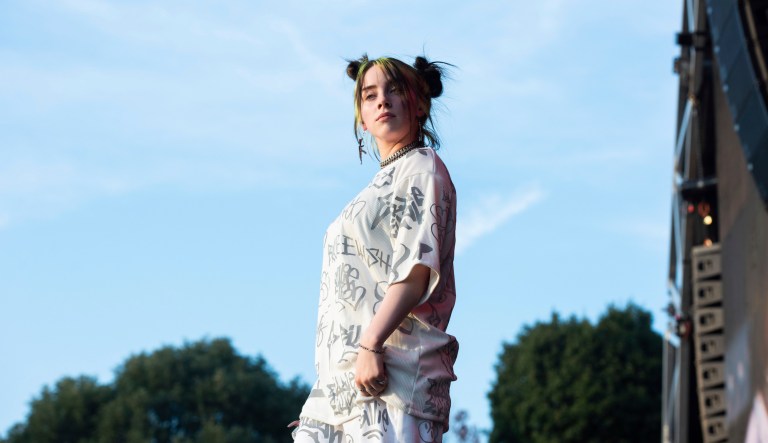 Billie Eilish performs on stage during Day 2 of Music Midtown 2019, Sunday, Sept. 15, 2019, in Atlanta.