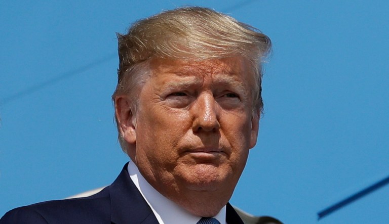 President Trump is seen.