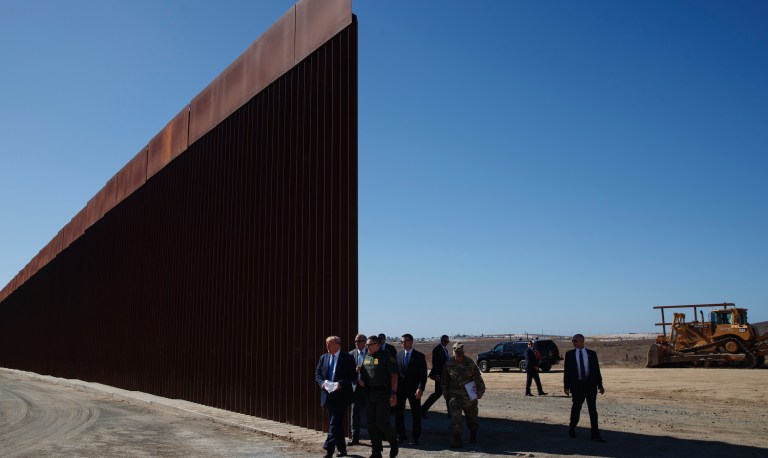 Court jeopardizes a third of 500-mile border barrier promised by Trump