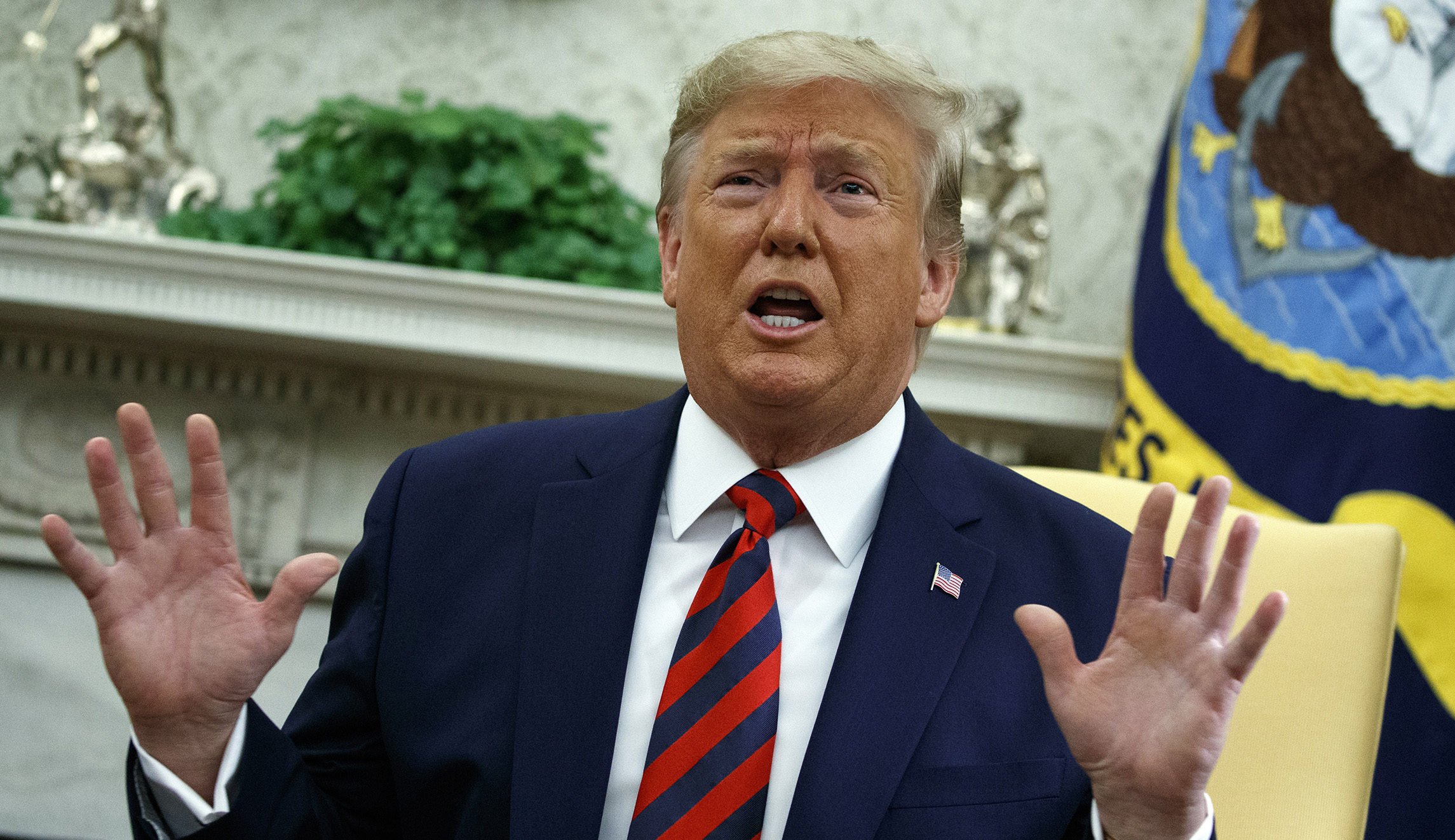 ‘Perfectly fine and routine conversation’: Trump defends call with Ukrainian president