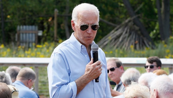 Biden mocks voter: ‘You got the right candidate in Bernie … and Elizabeth’