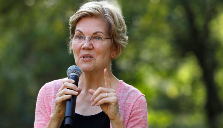 Democratic presidential candidate Sen. Elizabeth Warren speaks during a house party, Friday, Sept. 20, 2019, in Mount Vernon, Iowa. 