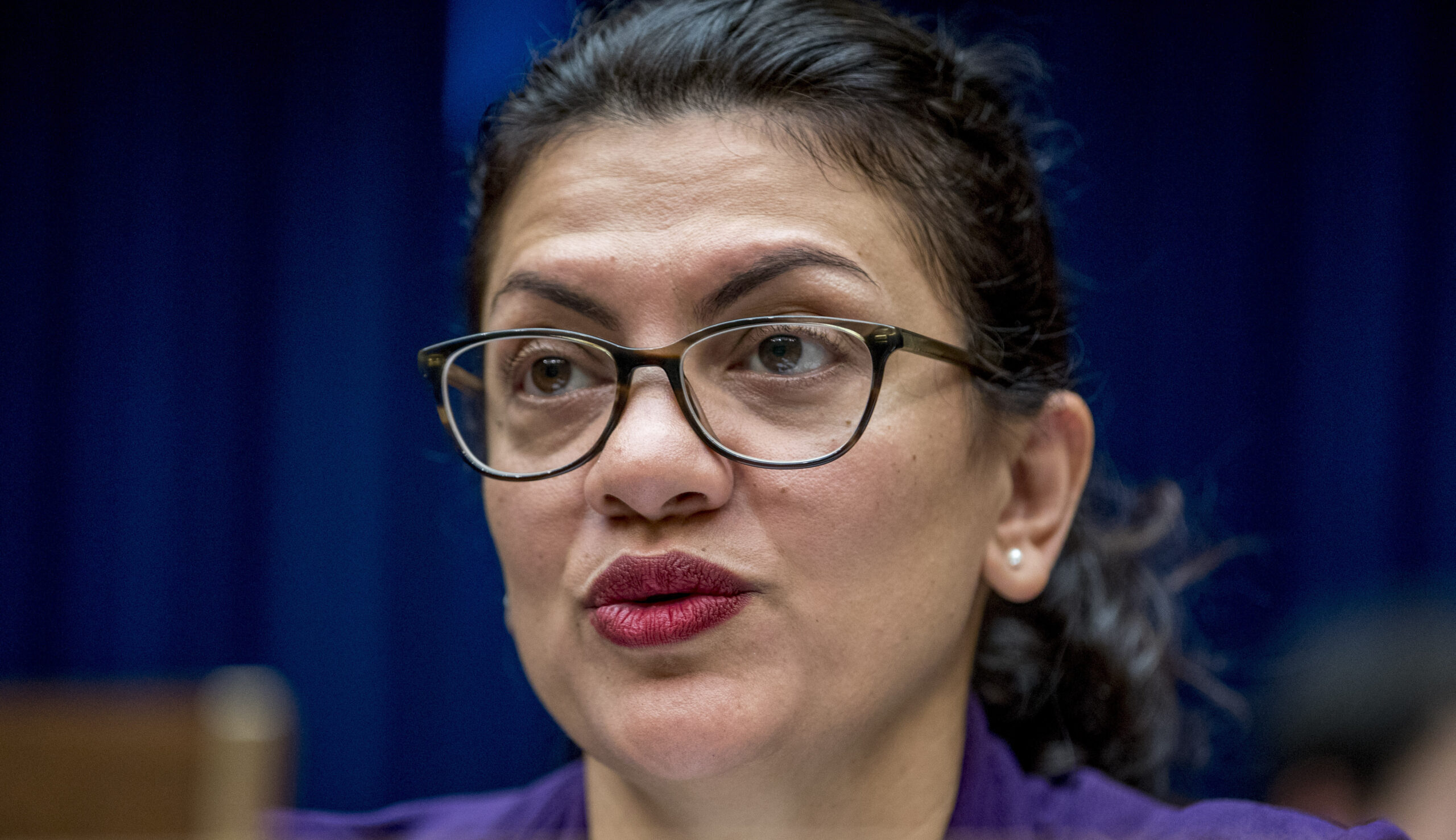 Rashida Tlaib badgers vaping advocate for winking at GOP congressman
